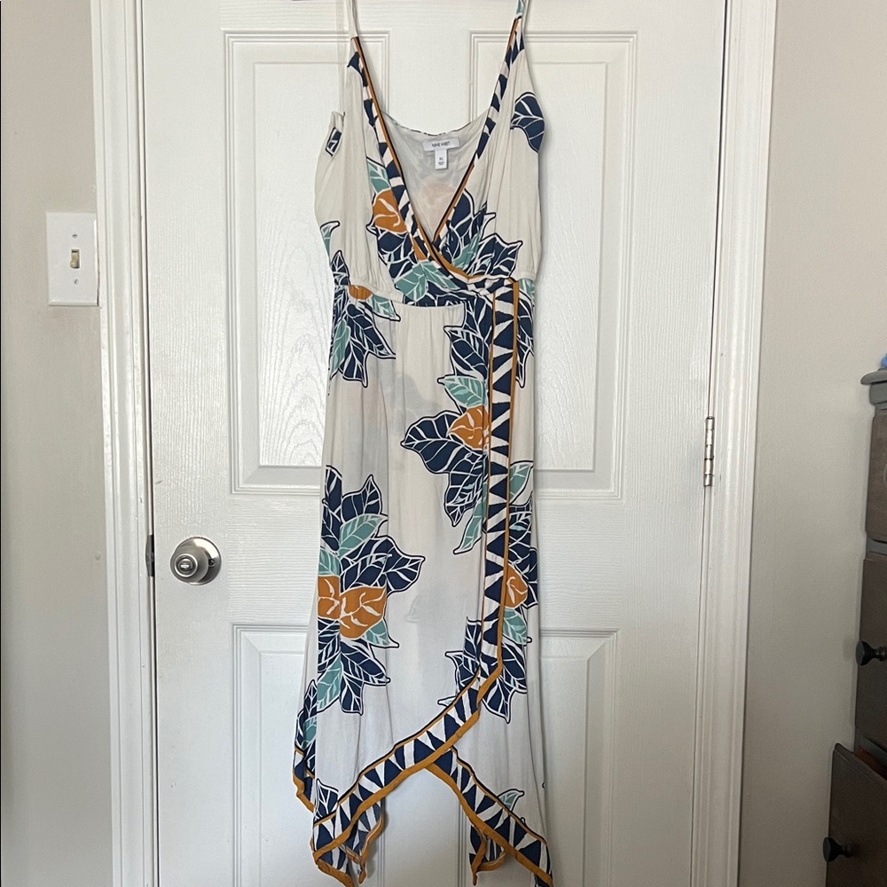 Floral Print Spaghetti Strap Dress